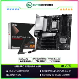 MSI PRO B850M-P WIFI (AM5, AMD B850, DDR5, USB3.2 Type-C, SATA3)