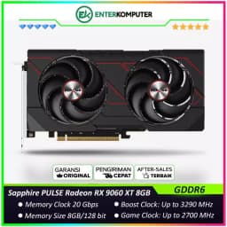 Sapphire PULSE Radeon RX 9060 XT 8GB GDDR6 Gaming OC - DUAL FAN - Garansi 2 Thn