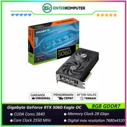 Gigabyte GeForce RTX 5060 8GB GDDR7 Eagle OC - GV-N5060EAGLE OC-8GD