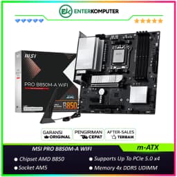 MSI PRO B850M-A WIFI (AM5, AMD B850, DDR5, USB3.2 Type-C, SATA3)