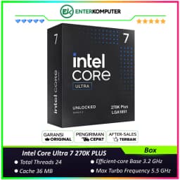 Intel Core Ultra 7 270K PLUS 3.2GHz Up To 5.5GHz - Cache 36MB [Box] Socket LGA 1851 - Arrow Lake Series