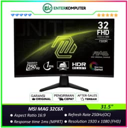 MSI MAG 32C6X 31.5 FHD 250Hz Curved Gaming Monitor