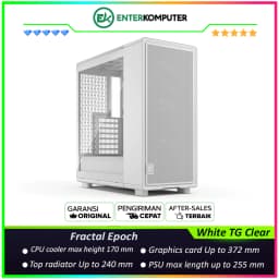 Fractal Epoch White TG Clear