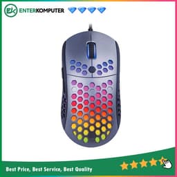 1STPLAYER Gaming Mouse FIREBASE M6 - Honeycomb & RGB Effect - 10000dpi