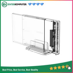 Orico 2159U3 Hard Drive Enclosure 2.5 USB 3.0 Transparant with Stand