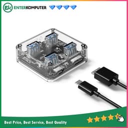 Orico USB HUB MH4U-U3 4 Port USB 3.0 Transparant