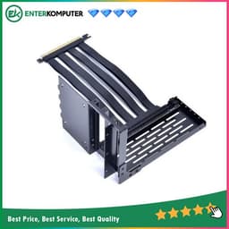 LIAN LI LAN2-1X (FOR LIAN LI LANCOOL II) Premium PCI-E x16 3.0 Black Extender Riser Cable 200mm and Cover Bracket
