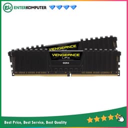 Corsair Vengeance LPX Black DDR4 PC25600 3200MHz 16GB (2x8GB) 16-20-20-38 - CMK16GX4M2E3200C16