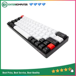Paradox Ghost OPT 64 GK1 PBT Radium Vulture 64% Mechanical Gaming Keyboard (Gateron Optical Yellow Switch)