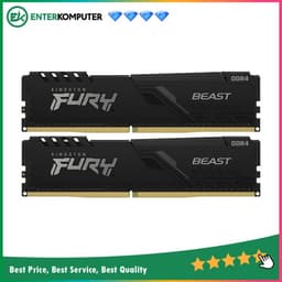 Kingston FURY Beast DDR4 PC28800 3600MHz 16GB (2x8GB) 17-21-21 - KF436C17BBK2/16
