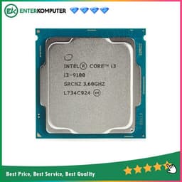 Intel Core i3-9100 3.6Ghz Up To 4.2Ghz - Cache 6MB [Tray] Socket LGA 1151V2 - Coffeelake Series