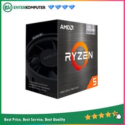 AMD Ryzen 5 5500 3.6Ghz Up To 4.2Ghz Cache 16MB 65W AM4 [Box] - 6 Core - 100-100000457BOX - with Wraith Stealth Cooler (Garansi Lokal/AMD Indonesia)
