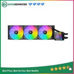 Antec Symphony 360 ARGB Liquid Cooler - Mirror ARGB Lighting Pump Head with ARGB PWM Fan