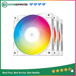 Deepcool FC 120 White 3 x Fan ARGB