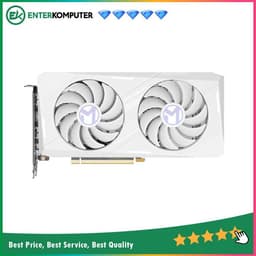 MAXSUN GeForce RTX 4060 8GB GDDR6 Terminator W 8G White Edition - Cyber RGB - DUAL FAN - Garansi 3 Thn