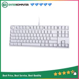 Paradox Ghost 87 V2 White 87% Mechanical Gaming Keyboard (Gateron Brown Switch)