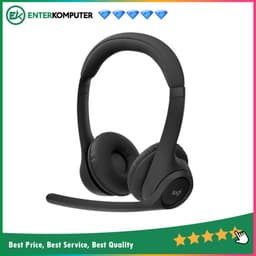 Logitech Zone 300 - Essential Wireless Bluetooth Headset - Midnight Black