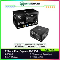 ASRock Steel Legend SL-850G 850W 80 PLUS GOLD ATX3.1 & PCIe5.1 Fully Modular