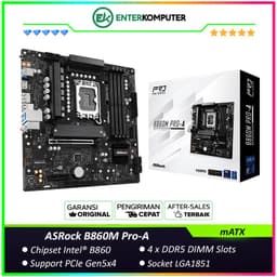 ASRock B860M Pro-A (LGA1851, B860, DDR5, USB3.2 Gen2 Type-C, SATA3)
