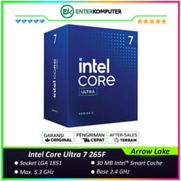 Intel Core Ultra 7 265F 2.4GHz Up To 5.3GHz - Cache 30MB [Box] Socket LGA 1851 - Arrow Lake Series