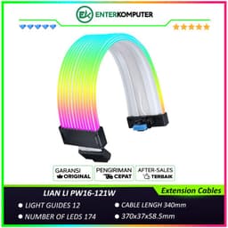 LIAN LI PW16-121W Strimer Wireless 16-12 - Highly Customizable Addressable RGB Extension Cables