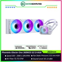 Phanteks Glacier One 360M25 G2 White D-RGB AIO Liquid CPU Cooler
