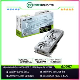 Gigabyte GeForce RTX 5070 Ti 16GB GDDR7 Eagle OC ICE SFF - GV-N507TEAGLEOC ICE-16GD