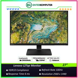 Lenovo L27qe 27 QHD IPS 100Hz HDR10 Monitor