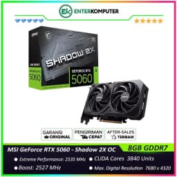 MSI GeForce RTX 5060 8GB GDDR7 - Shadow 2X OC