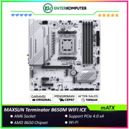 MAXSUN Terminator B650M WIFI ICE (AM5, AMD B650, DDR5, USB3.2 Type-C, SATA3)