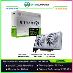 MSI GeForce RTX 5060 8GB GDDR7 - Ventus 2X OC White