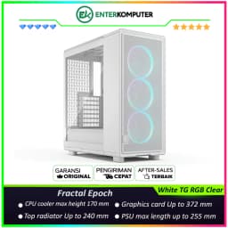 Fractal Epoch White TG RGB Clear