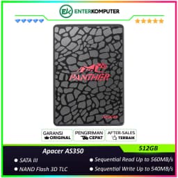 Apacer AS350 512GB Panther - SATA III (R560MB/s W540MB/s)