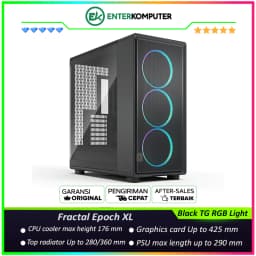 Fractal Epoch XL Black TG RGB Light