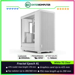 Fractal Epoch XL White TG Clear
