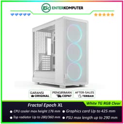 Fractal Epoch XL White TG RGB Clear
