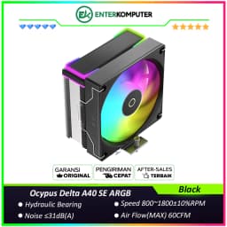 Ocypus Delta A40 SE ARGB Black Single Tower Air Cooler