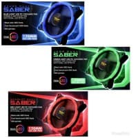 PowerLogic Scarlet Dual Saber 12CM Fan