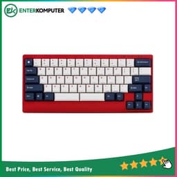 Leopold FC650MDS PD White Blue Star 65% PBT Double-Shot Mechanical Keyboard - Cherry MX Blue - FC650MDSC/EWBPD(R)