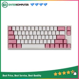 Leopold FC660M PD Light Pink 65% PBT Double-Shot Mechanical Keyboard - Cherry MX Blue - FC660MC/ELPPD