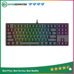 1STPLAYER DK5.0 Lite BLACK - Gaming Mechanical Keyboard 87 Keys (Blue Switch) - RGB Backlit - Dust & Waterproof