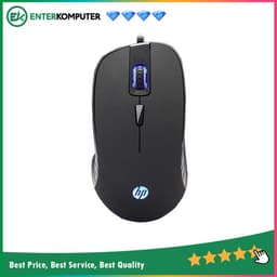 HP G100 Wired Optical Gaming Mouse (Black)