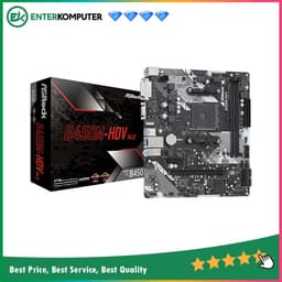 ASRock B450M-HDV R4.0 (AM4, AMD Promontory B450, DDR4, USB3.1, SATA3)