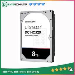 WD Ultrastar DC HC320 8TB SATA 7200RPM 256MB SE - Garansi 5 Tahun