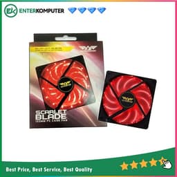 PowerLogic Scarlet Blade 12CM Red Fan