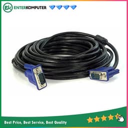 Kabel VGA To VGA Standar 10 Meter