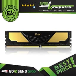 Team Elite Plus Black DDR4 PC25600 3200MHz 8GB (1x8GB) 22-22-22-52 - TPD48G3200HC2201