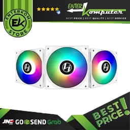 LIAN LI ST120 WHITE - 3PCS 12CM ARGB FAN & CONTROLLER