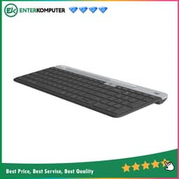 Logitech K580 Slim Multi-Device Wireless Keyboard (Graphite/Off-white)