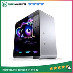 Jonsbo U4 PLUS SILVER - ATX - Aluminum Case - Tempered Glass Side Window